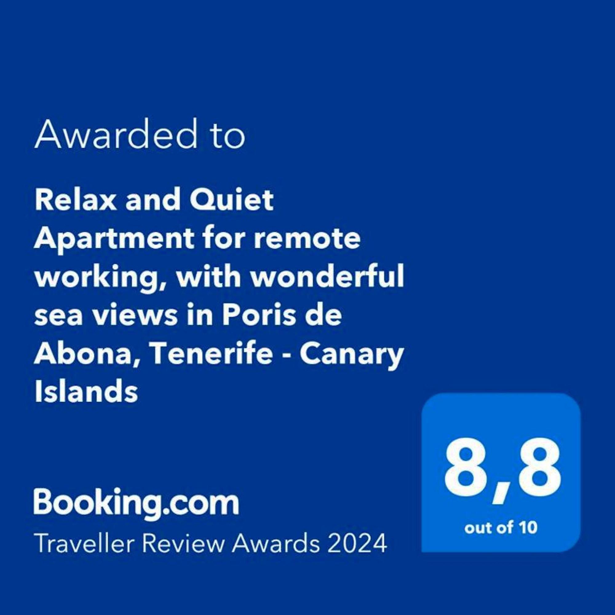Relax And Quiet Apartment For Remote Working, With Wonderful Sea Views In Poris De Abona, Tenerife - Canary Islands Exterior foto